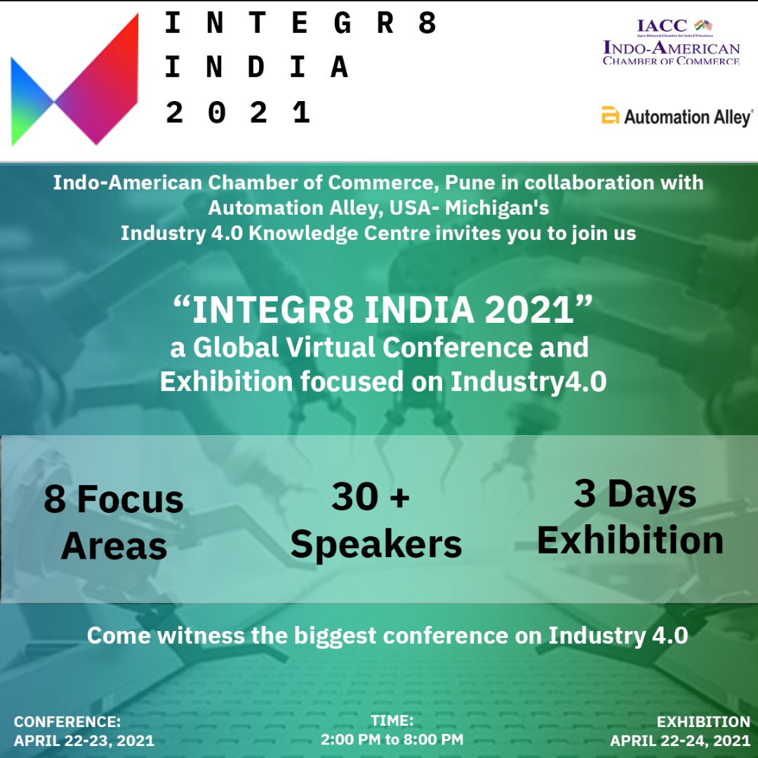 Integr8 India 2021 Industry 4.0 Conference and Exhibition Indo American Chamber of Commerce