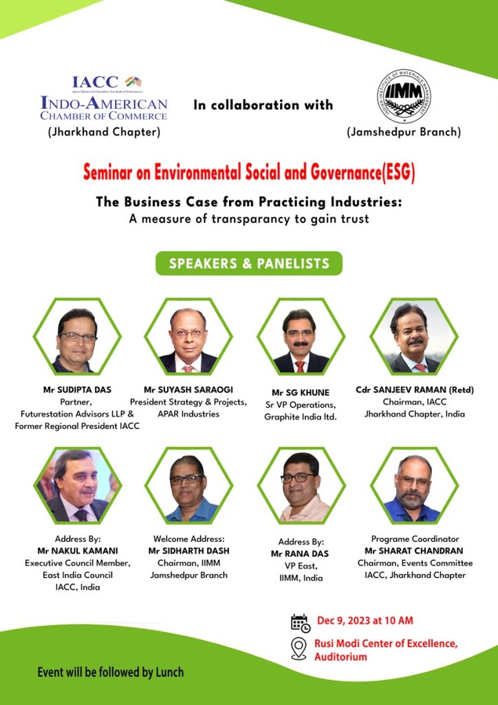 Seminar on Environmental Social and Governance (ESG)