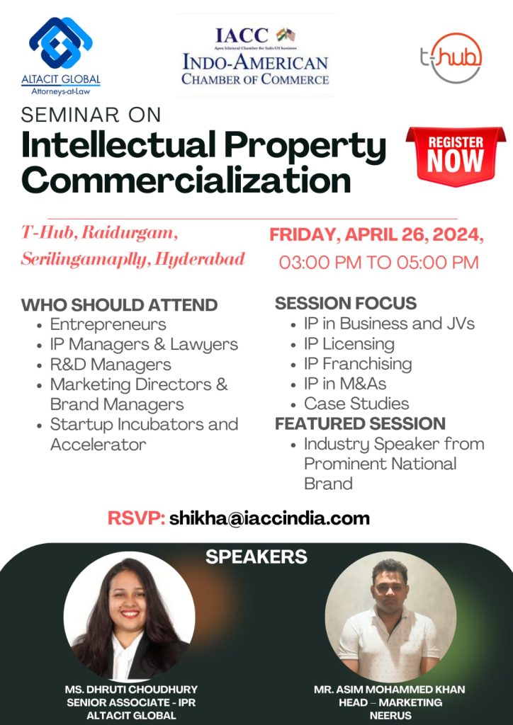 Seminar on “Intellectual Property Commercialization: Strategies and Practices”