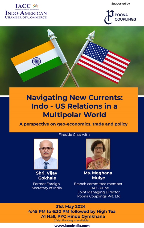 Fireside Chat on  “Navigating New Currents: US-India Relations in a Multipolar World”