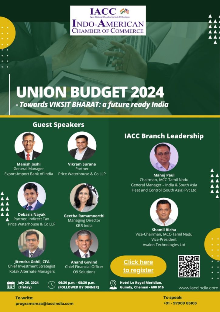 BUDGET 2024: Towards VIKSIT BHARATH – a future ready India