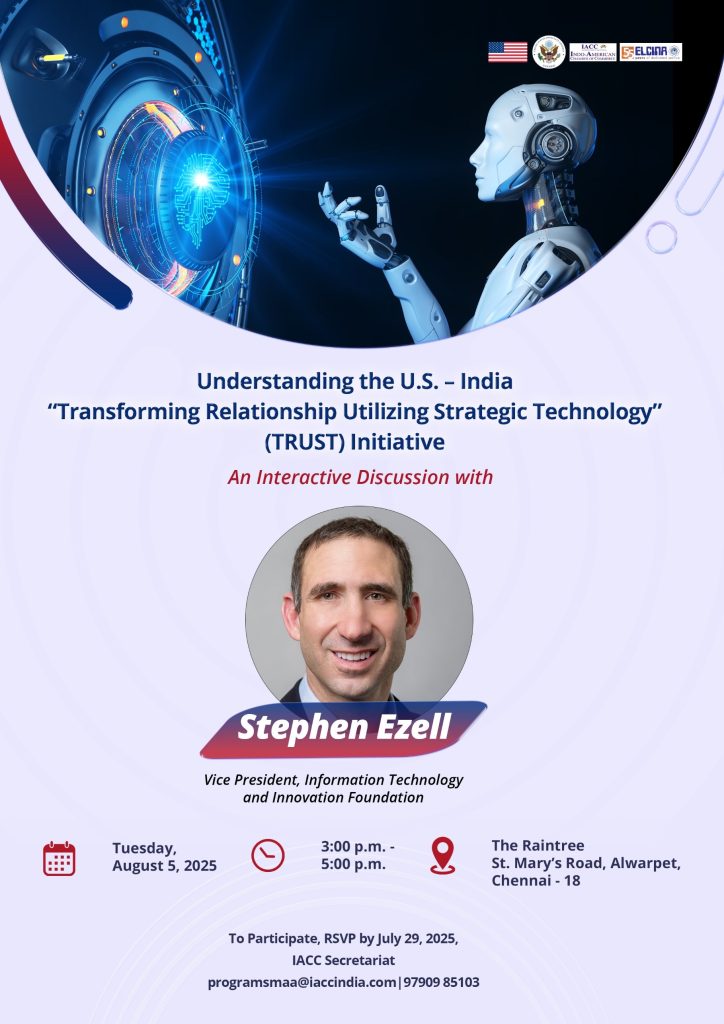 Understanding the U.S. – India Transforming Relationship Utilizing Strategic Technology (Trust) Initiative