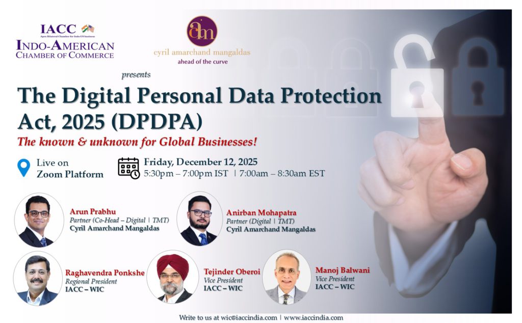The Digital Personal Data Protection Act, 2025 (DPDPA): Primer on DPDPA for Global Companies