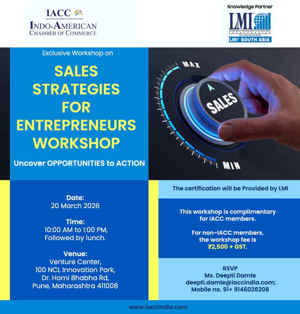 Exclusive workshop on “SALES STRATEGIES FOR ENTREPRENEURS- Uncover OPPORTUNITIES TO ACTION”